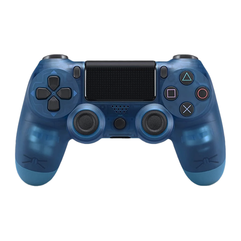 Геймпад Бездротовий RMC PlayStation 4 DoubleShock 4 Trans-Blue Новий - Retromagaz