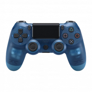 Геймпад Бездротовий RMC PlayStation 4 DoubleShock 4 Trans-Blue Новий - Retromagaz