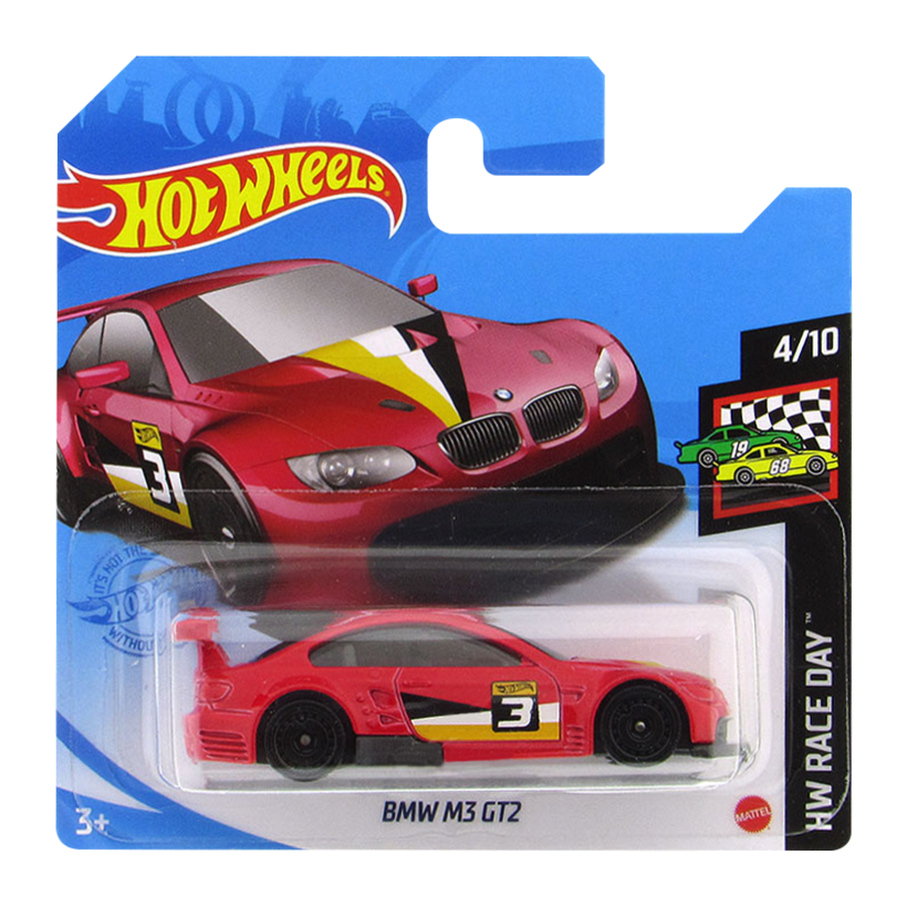 Машинка Базовая Hot Wheels BMW M3 GT2 Race Day 1:64 GRX89 Red - Retromagaz