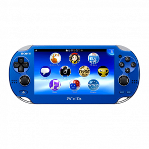 Консоль Sony PlayStation Vita Модифікована 64GB Blue + 5 Вбудованих Ігор Б/У Нормальний - Retromagaz