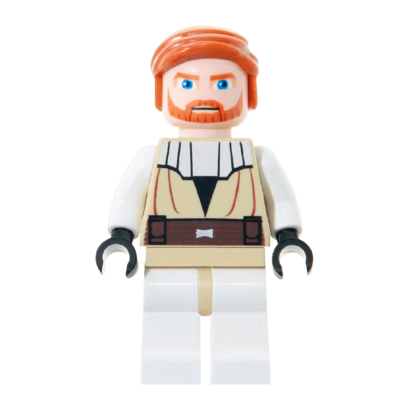 Фигурка Lego Star Wars Джедай Obi-Wan Kenobi Clone Wars sw0197 1 Б/У Нормальный - Retromagaz