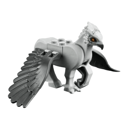 Фигурка Lego Земля Hippogriff Harry Potter Animals Buckbeakc02 1 Light Bluish Grey Б/У - Retromagaz
