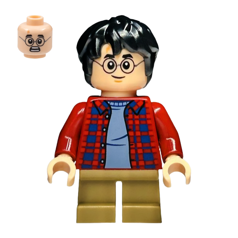 Фигурка Lego Harry Potter Dark Red Plaid Flannel Shirt Films hp481 Б/У - Retromagaz