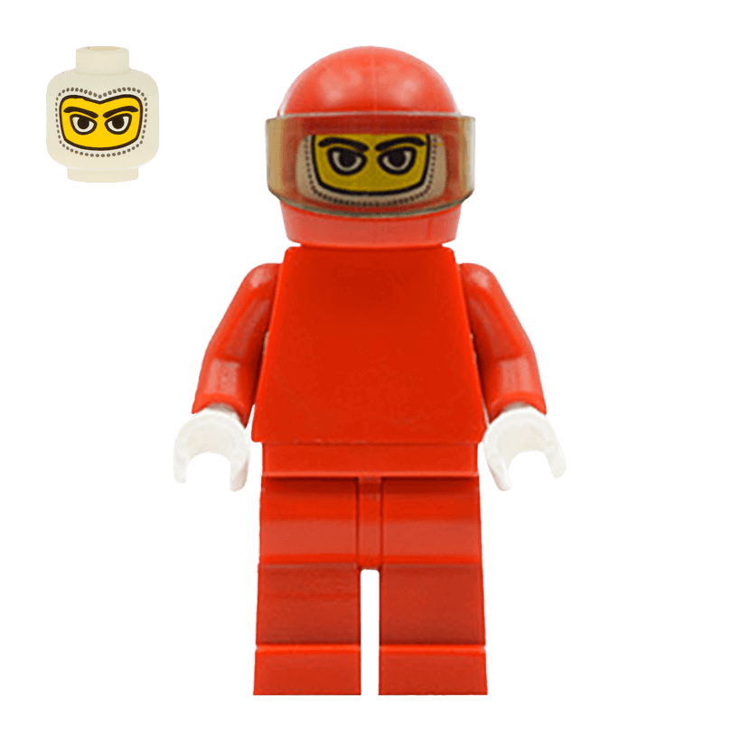 Фігурка Lego Racers F1 Ferrari Driver with Helmet and Balaclava Інше rac024 Б/У - Retromagaz