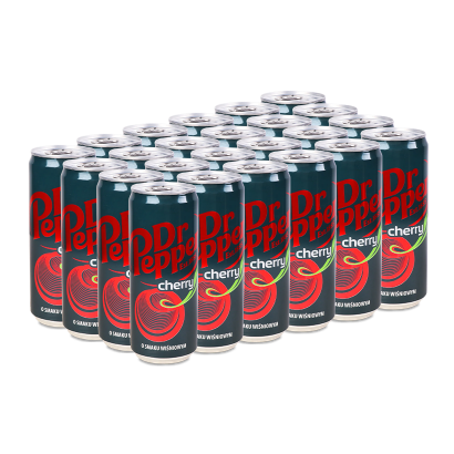 Набор Напиток 24шт Dr Pepper Cherry 330ml - Retromagaz