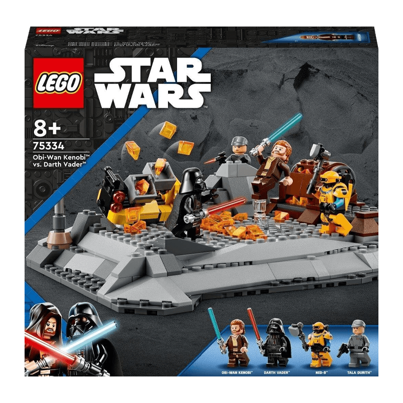 Конструктор Lego Obi-Wan Kenobi vs. Darth Vader Star Wars 75334 Новый - Retromagaz