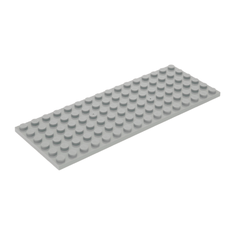Пластина 4шт Lego Звичайна 6 x 16 3027 4160991 4211733 Light Bluish Grey Б/У - Retromagaz
