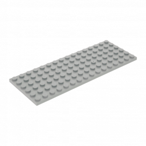 Пластина Lego Звичайна 6 x 16 3027 4160991 4211733 Light Bluish Grey 4шт Б/У