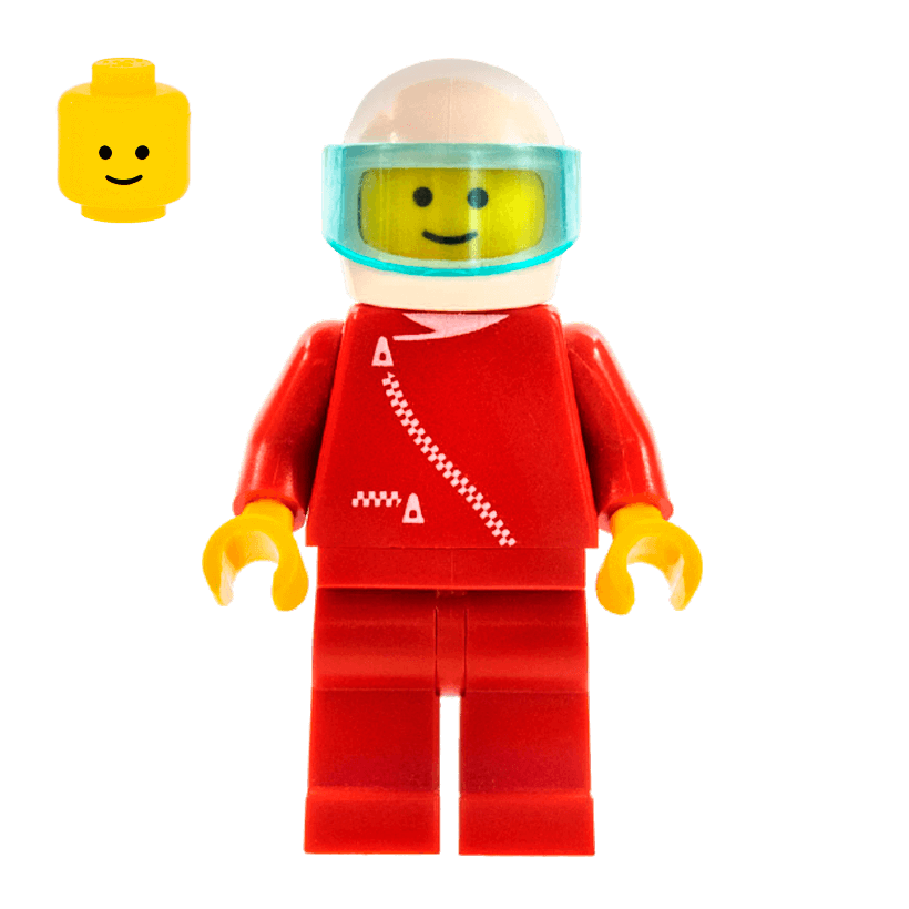 Фигурка Lego Race 973p0a Jacket with Zipper City zip009 Б/У - Retromagaz