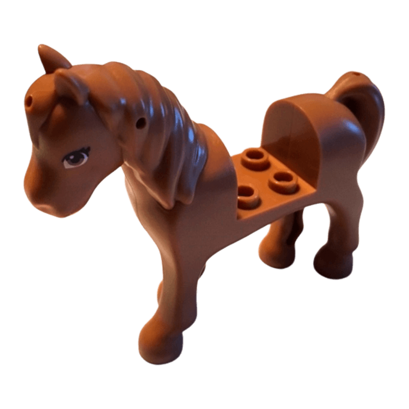 Фигурка Lego Земля Horse Cutout with Medium Nougat Eyes Animals 93083c01pb16 1 6252981 Medium Nougat Б/У - Retromagaz
