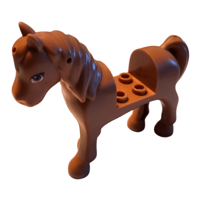 Фигурка Lego Horse Cutout with Medium Nougat Eyes Animals Земля 93083c01pb16 1 6252981 Medium Nougat Б/У - Retromagaz