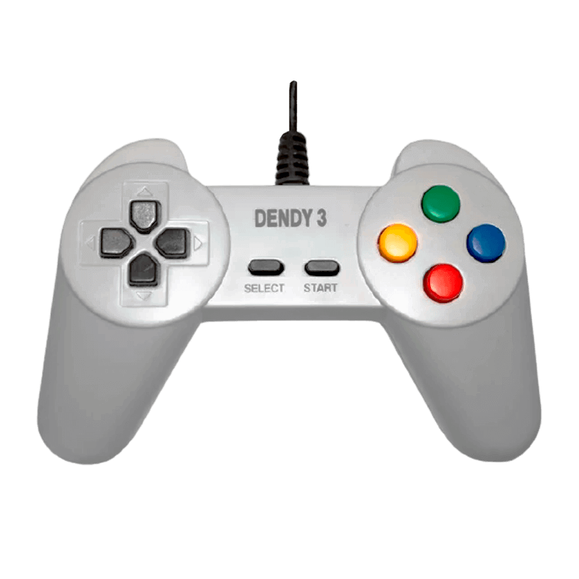 Геймпад Проводной RMC Famicom Dendy 15pin Grey Новый - Retromagaz