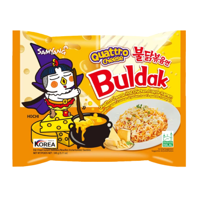 Локшина Samyang Buldak 4 Сири Гостра 145g - Retromagaz