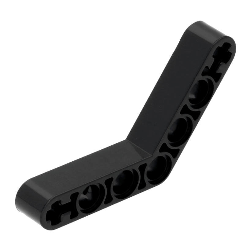 Technic 10шт Lego Балка Товста Кутова 120 4 - 4 1 x 7 32348 42165 4128593 6278125 Black Б/У - Retromagaz