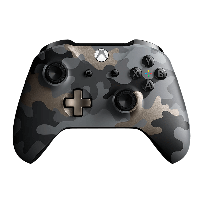 Геймпад Бездротовий Microsoft Xbox One Night Ops Camo Special Edition Version 2 Grey Camouflage Б/У - Retromagaz