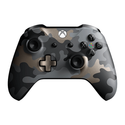 Геймпад Бездротовий Microsoft Xbox One Night Ops Camo Special Edition Version 2 Grey Camouflage Б/У - Retromagaz
