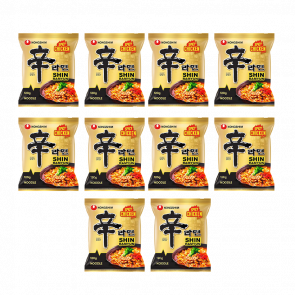 Набор Лапша 10шт Nongshim 1 Shin Рамьон со Вкусом Курицы Острая 120g Набор Лапша 10шт Nongshim 1 Shin Рамьон со Вкусом Курицы Острая 120g - Retromagaz