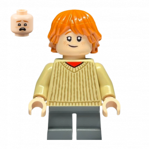 Фигурка Lego Harry Potter Ron Weasley Tan Sweater Films hp482 Б/У