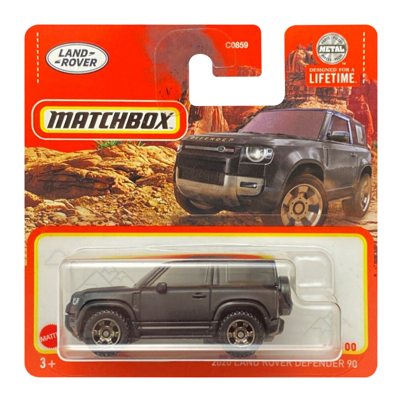 Машинка Большой Город Matchbox 2020 Land Rover Defender Off-Road 1:64 HVP11 Black - Retromagaz