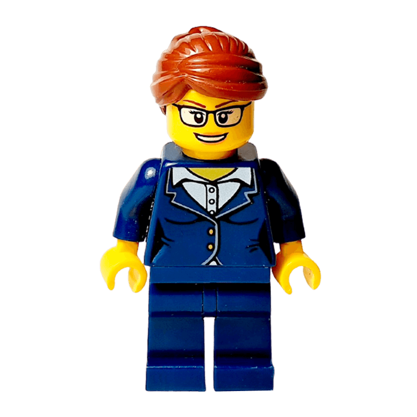 Lego Фигурка City Businesswoman Бизнесвумен 2 cty0656 Ориг Б/У О - Retromagaz