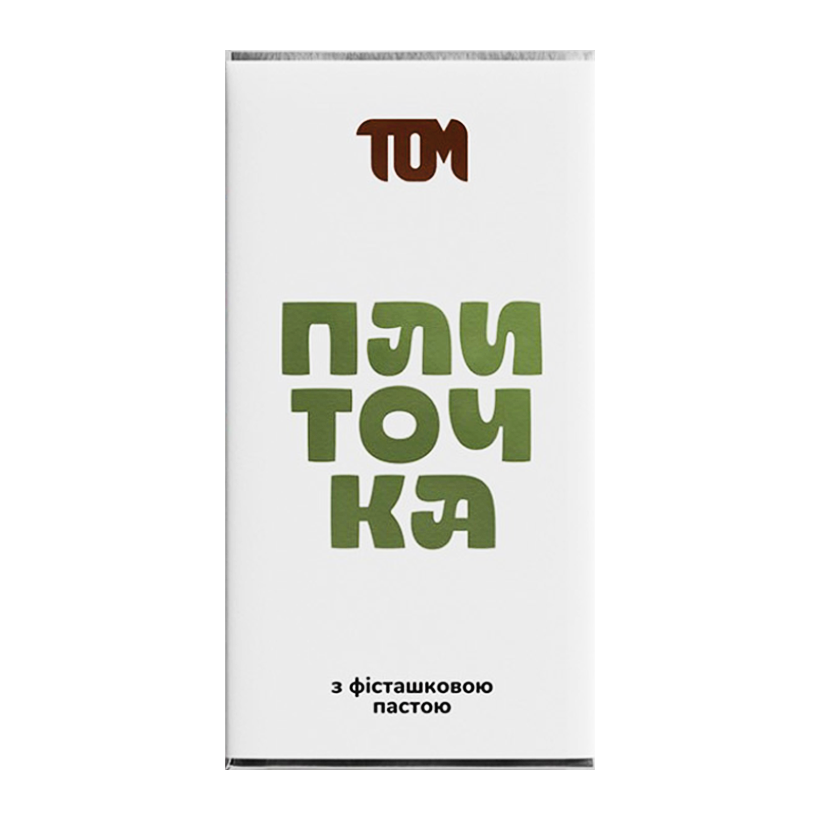 Шоколад ТОМ Дубайский с Фисташковой Пастой 100g - Retromagaz