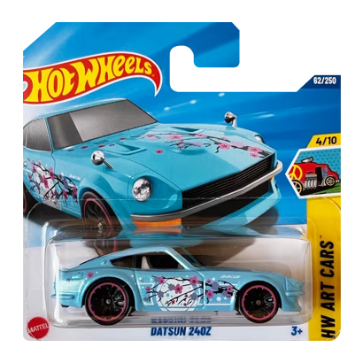 Машинка Базова Hot Wheels Datsun 240Z Art Cars 1:64 JJB80 Blue - Retromagaz