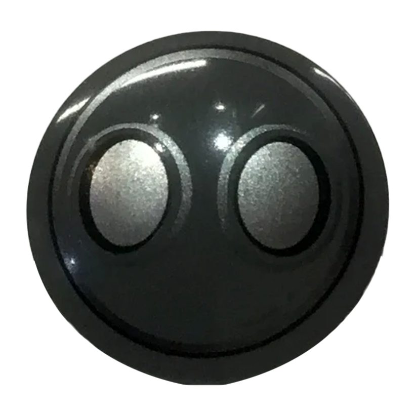 Зброя Lego Щит Circular Convex Face with Silver Ovals Pattern 75902pb25 6151878 Dark Bluish Grey Б/У - Retromagaz