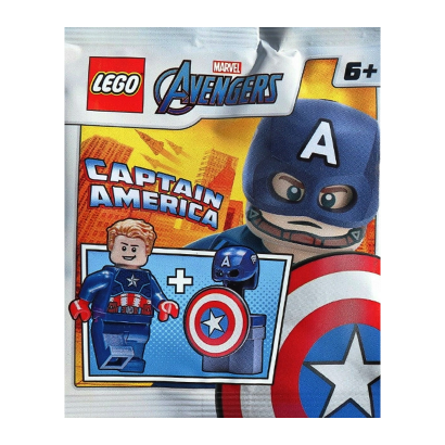 Конструктор Lego Фигурка Captain America Super Heroes 242106 sh0686 Новый - Retromagaz