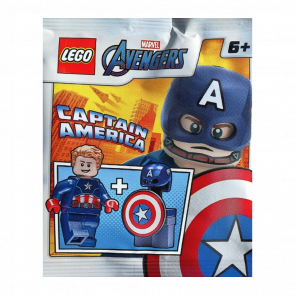 Конструктор Lego Фигурка Captain America Super Heroes 242106 sh0686 Новый Конструктор Lego Фигурка Captain America Super Heroes 242106 sh0686 Новый - Retromagaz