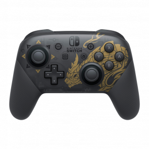 Геймпад Бездротовий Nintendo Switch Pro Controller Monster Hunter Rise Edition Black Новий - Retromagaz