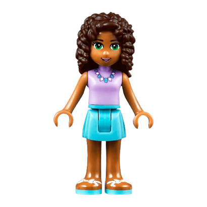Фігурка Lego Andrea Medium Azure Skirt Friends Girl frnd160 Б/У - Retromagaz