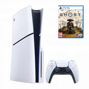 Набор Консоль Sony PlayStation 5 Slim Blu-ray 1TB White Новый + Игра Ghost of Yotei Русская Озвучка Набор Консоль Sony PlayStation 5 Slim Blu-ray 1TB White Новый + Игра Ghost of Yotei Русская Озвучка - Retromagaz