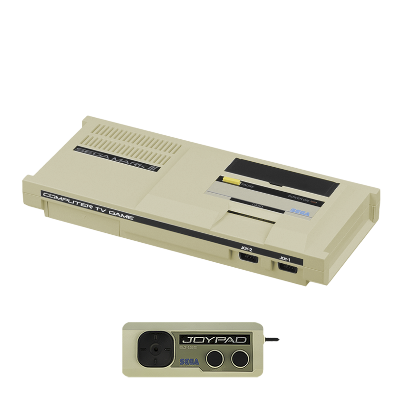 Набор Консоль Sega Mark III Tan Б/У  + Геймпад Проводной - Retromagaz