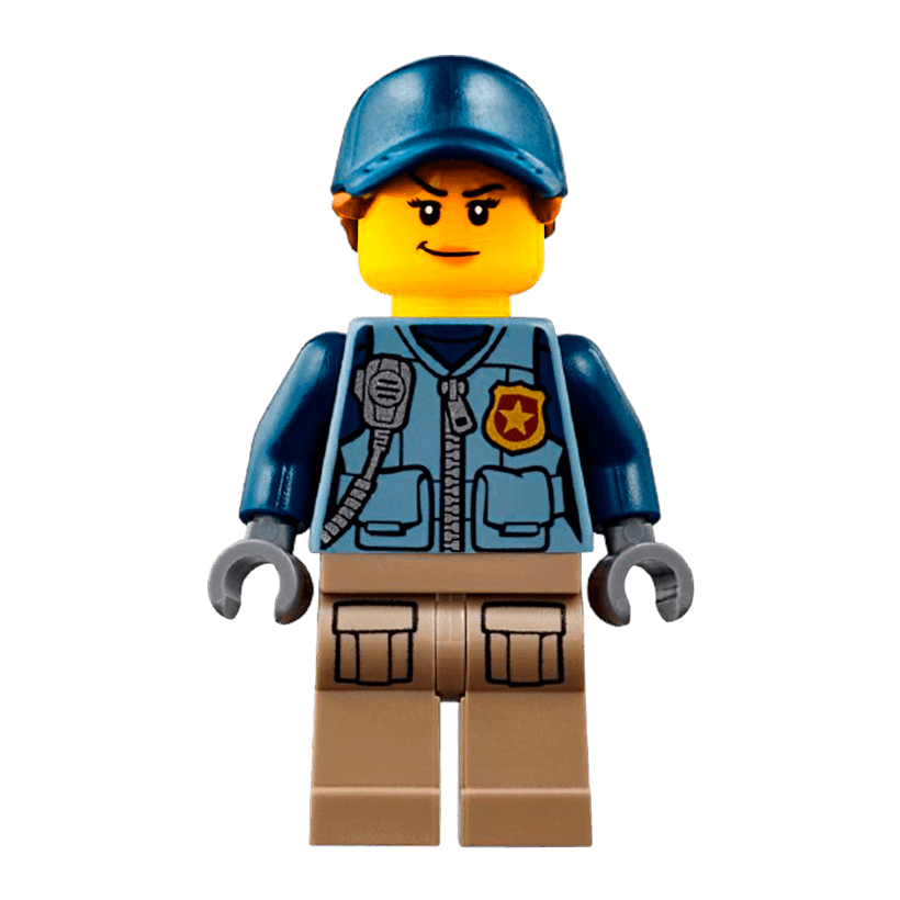 Фігурка Lego Police 973pb3010 Mountain Officer Female City cty0869 Б/У - Retromagaz