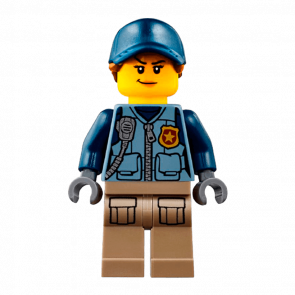 Фигурка Lego 973pb3010 Mountain Officer Female City Police cty0869 Б/У