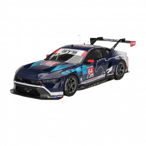 Машинка Premium MINI GT Ford Mustang GT3 #64 Ford Multimatic Motorsports 2024 IMSA Daytona 24 Hrs 1:64 MGT00898 Black - Retromagaz