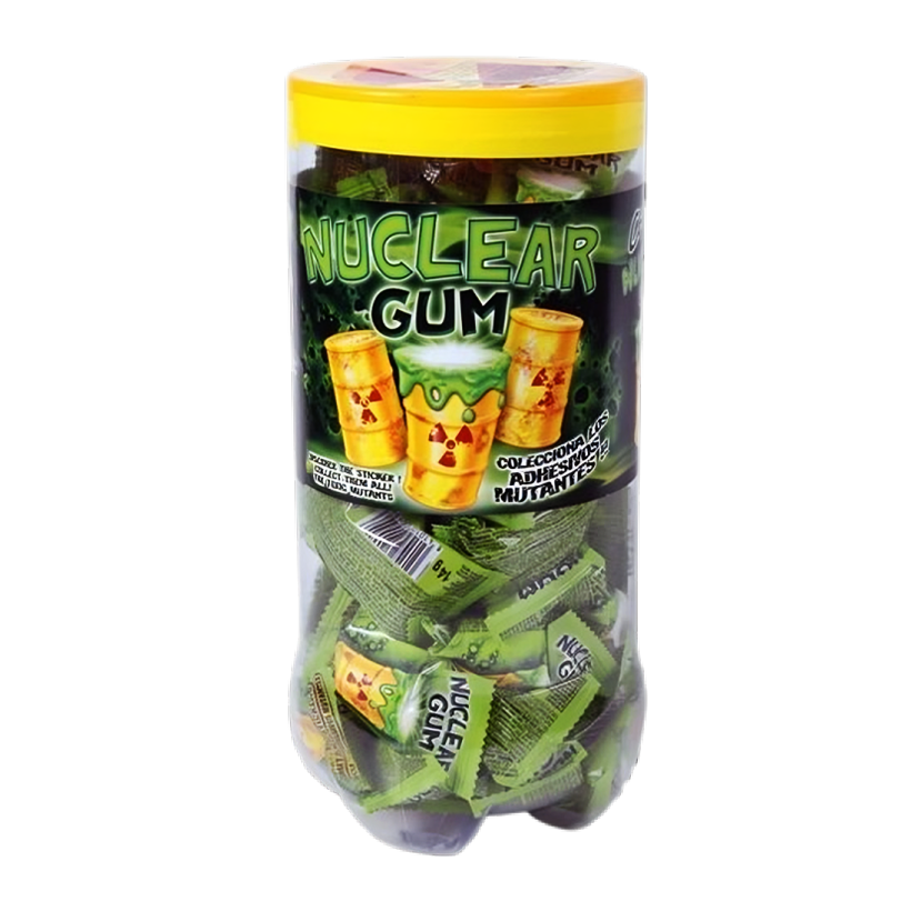 Набор Жевательная Резинка Fini 100шт Nuclear Gum Halloween 14g - Retromagaz