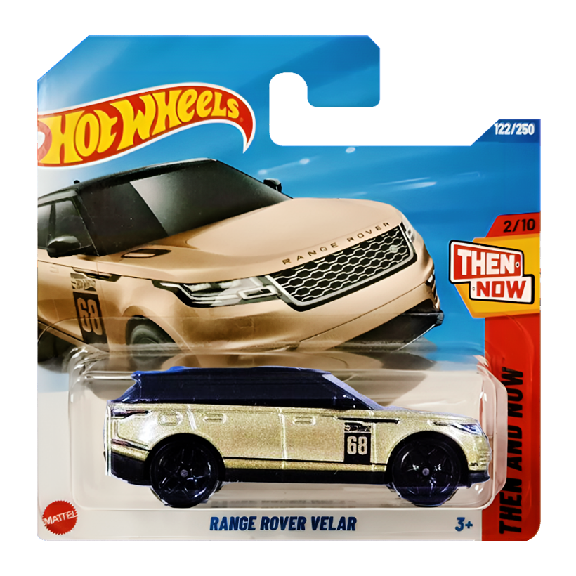 Машинка Базовая Hot Wheels Range Rover Velar Then and Now 1:64 HYY63 Gold - Retromagaz