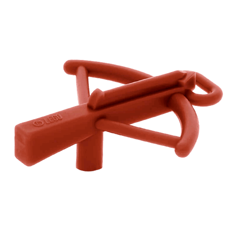 Зброя 2шт Lego Метальна Crossbow 2570 4118872 4211196 Reddish Brown Б/У - Retromagaz