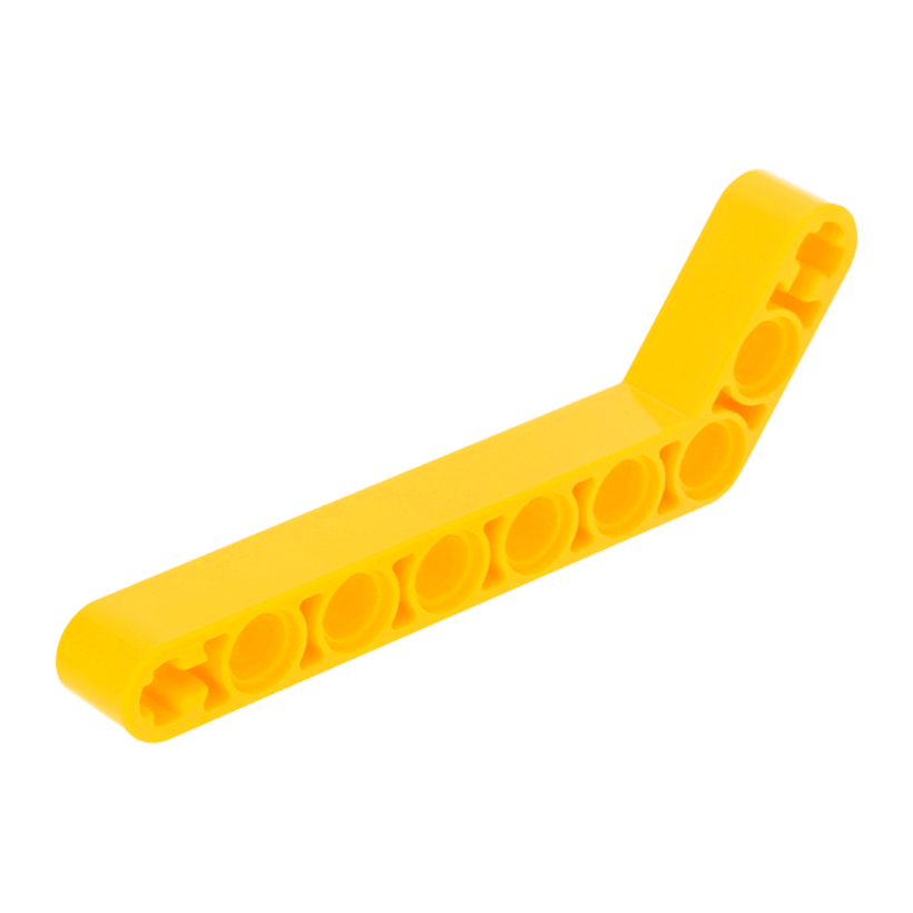 Technic 10шт Lego Балка Товста Кутова 120 7 - 3 1 x 9 32271 16616 42160 4194915 4544005 6276838 Yellow Б/У - Retromagaz