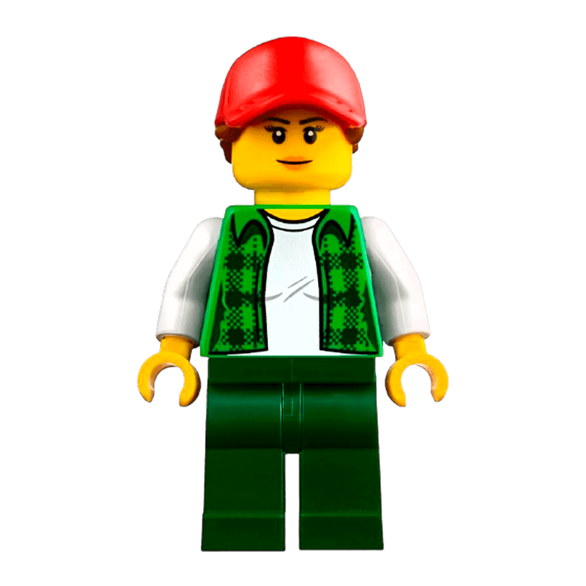 Фігурка Lego People Truck Driver Female City cty0838 Б/У - Retromagaz