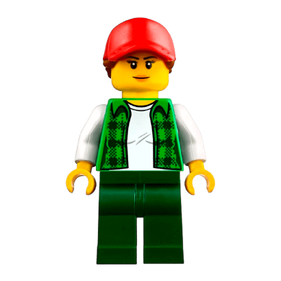 Фигурка Lego Truck Driver Female City People cty0838 Б/У - Retromagaz