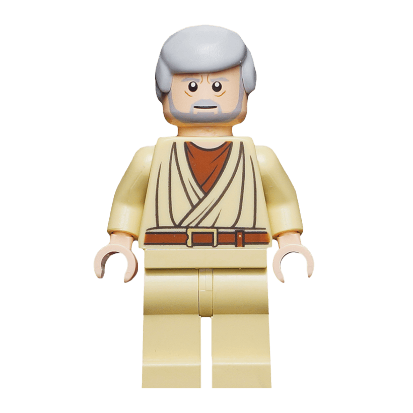 Фигурка Lego Джедай Obi-Wan Kenobi Old Star Wars sw0274 Б/У - Retromagaz