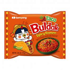 Лапша Samyang Buldak Тако с Курицей Острая 135g - Retromagaz