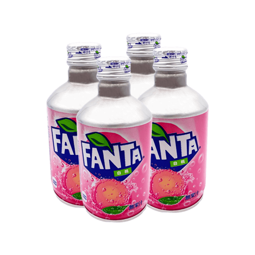 Набор Напиток 4шт Fanta Японская White Peach 300ml - Retromagaz