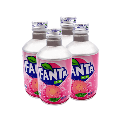 Набір Напій 4шт Fanta White Peach (Japan) 300ml - Retromagaz