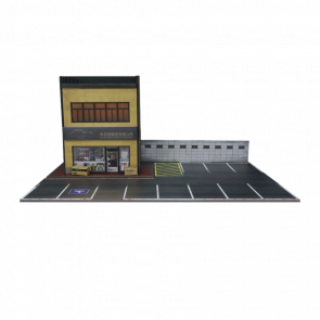 Диорама G-Fans Japanese Store Building with Lights 1:64 710026 Black - Retromagaz