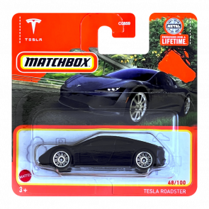 Машинка Большой Город Matchbox Tesla Roadster Highway 1:64 HVP07 Black