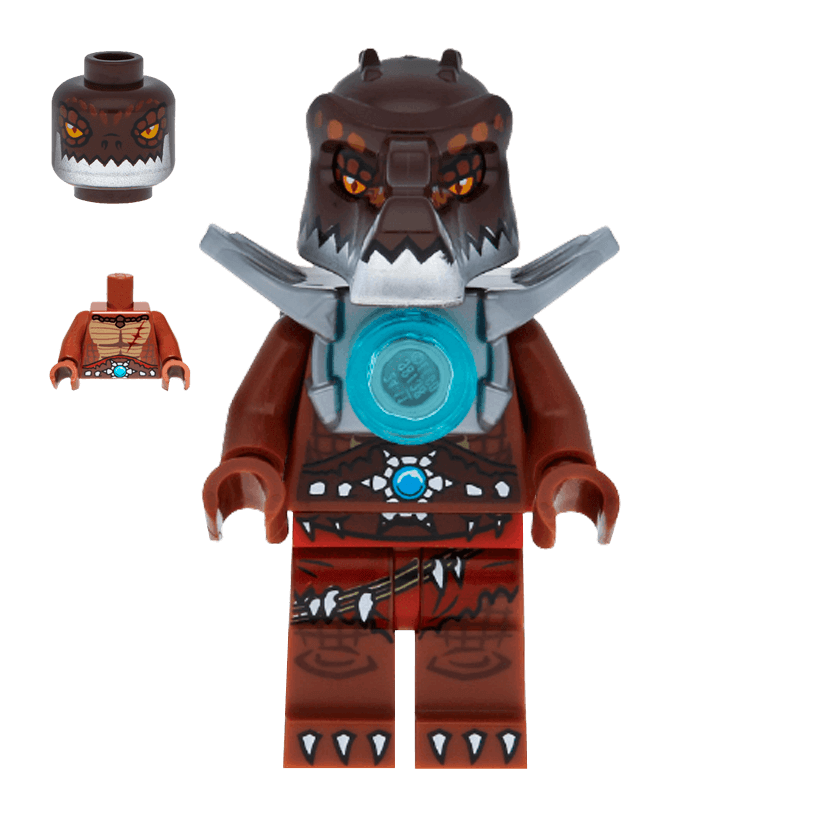 Фігурка Lego Crocodile Tribe Crug Legends of Chima loc109 Б/У - Retromagaz