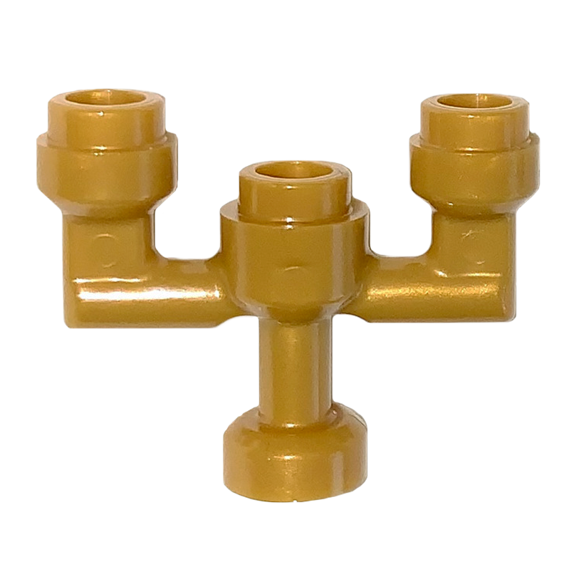 Інше Lego Candlestick Candelabra 73117 6254382 6270029 Pearl Gold Б/У - Retromagaz